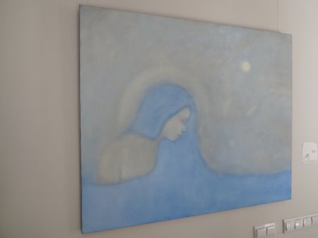 Анастасия Попова (Картина, живопись - 
                  120 x 100 см) Светлая грусть