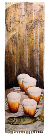 Нодар Хохобашвили (Картина, живопись - 
                  34 x 108 см) Июльфест