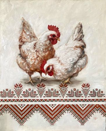 Евгения Горбунова (Картина, живопись - 
                  80 x 100 см) Бранч