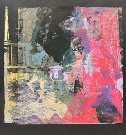 Дарья Мазур (Графика печатная - 
                  43 x 43 см) Ожидание