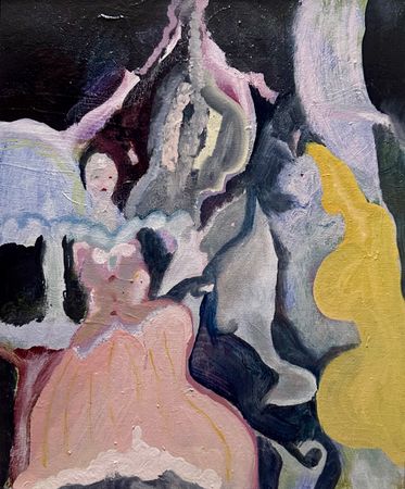 Каролина Росляк (Авторская графика - 
                  25 x 30 см) Дворцовые хитросплетения