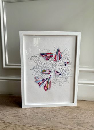 Марина Астахова (Авторская графика - 
                  30 x 40 см) Силовые поля