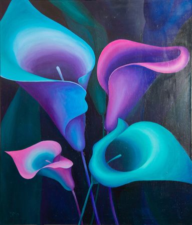 Юлия Пухова (Картина, живопись - 
                  60 x 70 см) Tropical 8