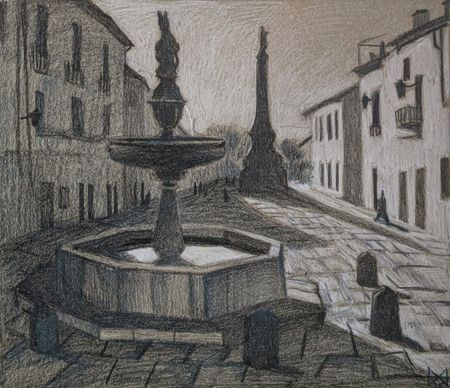 Анастасия Мотина (Авторская графика - 
                  29.5 x 26 см) Кордова