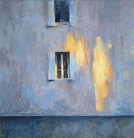 Анна Феллер (Картина, живопись - 
                  50 x 50 см) Присутствие