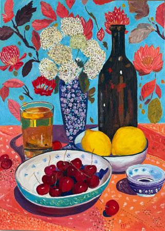 Елена Полищук (Картина, живопись - 
                  50 x 70 см) Лимонадное лето