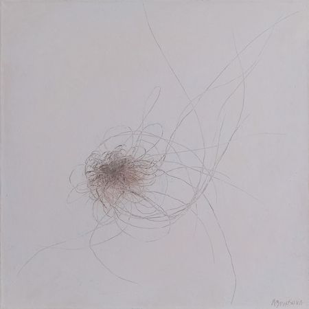 Юлия Агеносова (Картина, живопись - 
                  50 x 50 см) Обет молчания. День 3-й