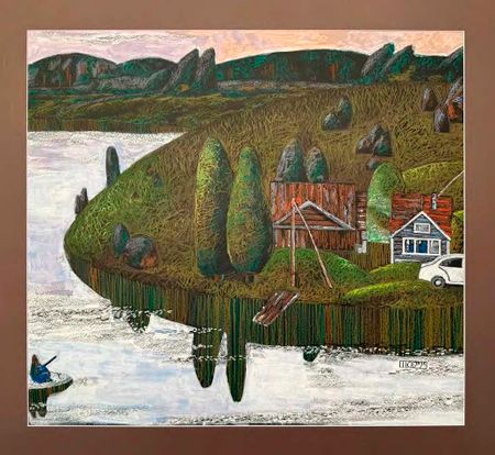 Юлия Шадрина (Авторская графика - 
                  83 x 76 см) А на той стороне дожди