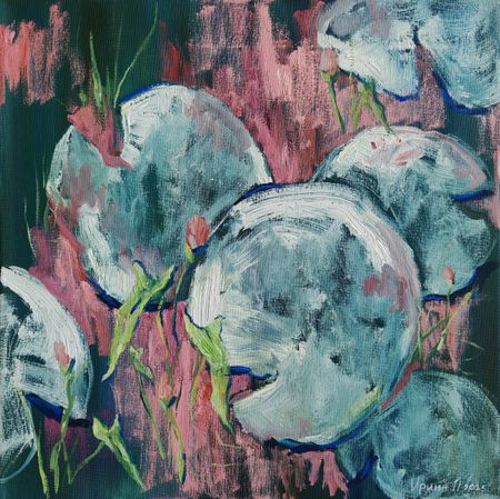 Ирина Петрова (Картина, живопись - 
                  40 x 40 см) Болотные мечты