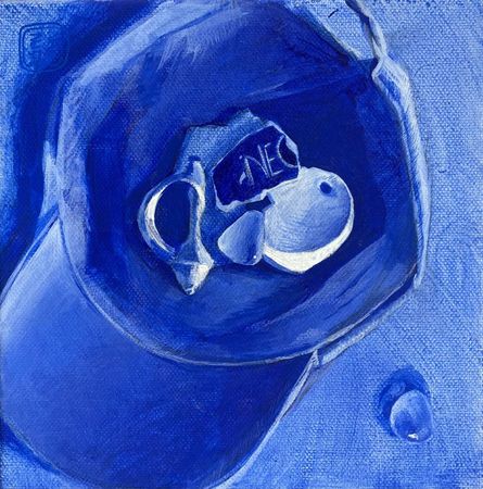 Лера Лыба (Картина, живопись - 
                  20 x 20 см) Фрагмент