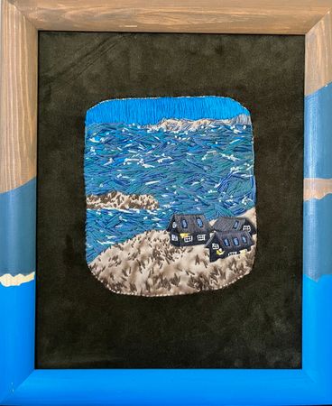 Елизавета Тарасова (Вышивка - 
                  29 x 35 см) Без названия