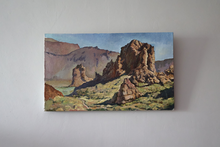 Ольга Федорова (Картина, живопись - 
                  50 x 30 см) В кратере Тейде
