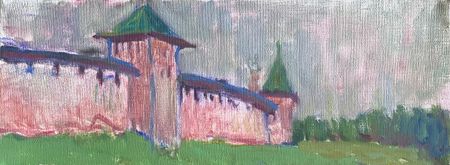 Анастасия Давыдова (Картина, живопись - 
                  40 x 15 см) Великий Новгород