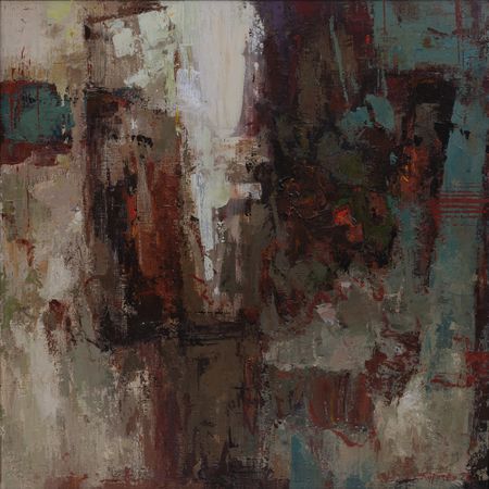 Евгений Бурцев (Картина, живопись - 
                  60 x 60 см) Старина