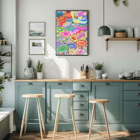 Ирина Шумская (Авторская графика - 
                  20 x 30 см) Утренний пейзаж