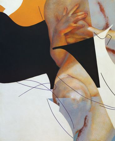 Ольга Рикун (Картина, живопись - 
                  90 x 110 см) Рефлексы. Вдохновение с Вильямом Бугро