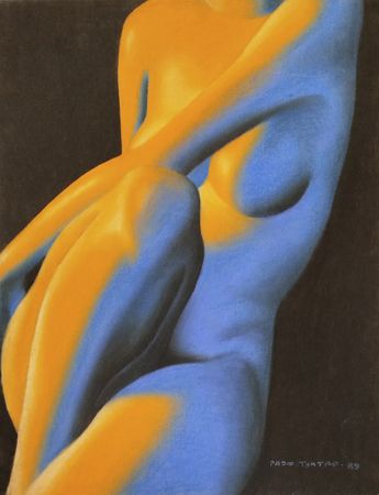 Рауф Туктар (Авторская графика - 
                  49 x 63 см) Обнаженная