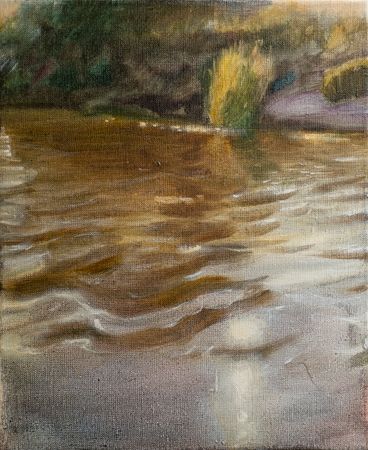 Маша Даниловская (Картина, живопись - 
                  29.5 x 36 см) Ветер на воде