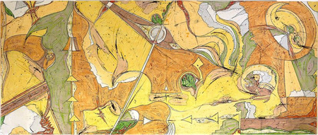 Виталий Копачев (Картина, живопись - 
                  500 x 200 см) Серия "Безумная охота"