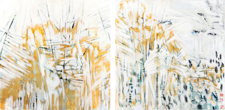 Раиса Граф (Картина, живопись - 
                  120 x 60 см) #3 диптих из цикла Дао