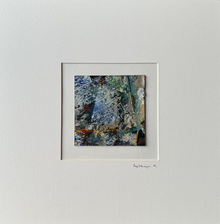 Кристина Агельская (Авторская графика - 
                  35 x 35 см) Good evening