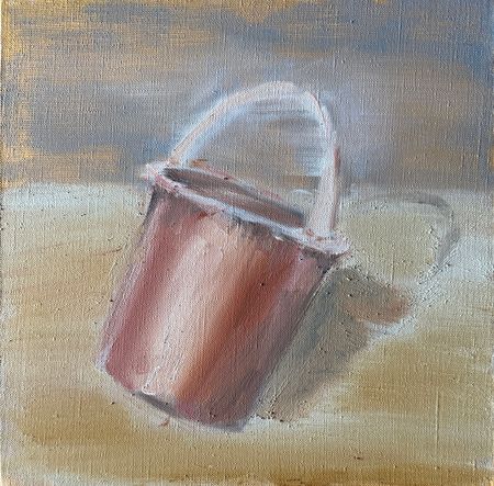 Надежда Богомолова (Картина, живопись - 
                  30 x 30 см) Поливайка