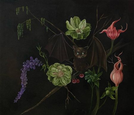 Лика Николаенко (Картина, живопись - 
                  73 x 65 см) Летучая мышь