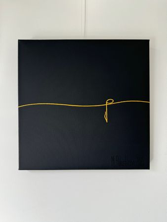 Мария Полушкина (Картина, живопись - 
                  30 x 30 см) Одна