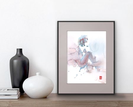Виктория Севастьянова (Авторская графика - 
                  21 x 28 см) Nude life drawing