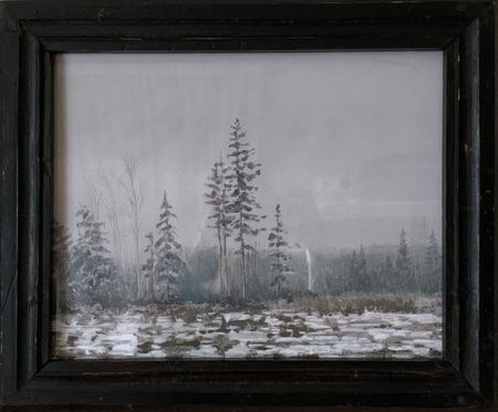 Мария Стадник (Графика печатная - 
                  47.5 x 39.5 см) Сосны