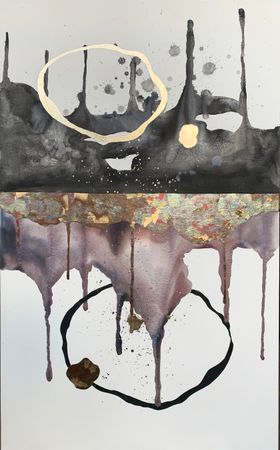 Мари Агаркова (Картина, живопись - 
                  56 x 92.5 см) Вторая нефть