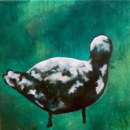 Лена Троянская (Картина, живопись - 
                  30 x 30 см) Без названия