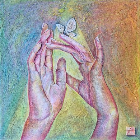 Анна Шуваева (Картина, живопись - 
                  30 x 30 см) К свету