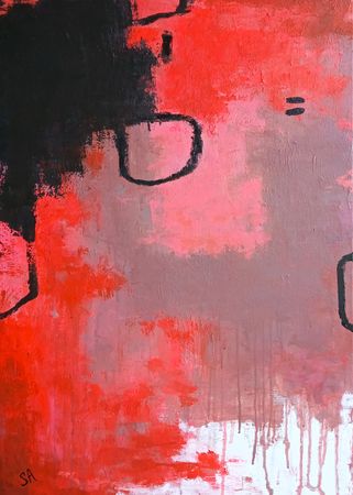Анастасия Семенцул (Картина, живопись - 
                  50 x 70 см) Яркие чувства