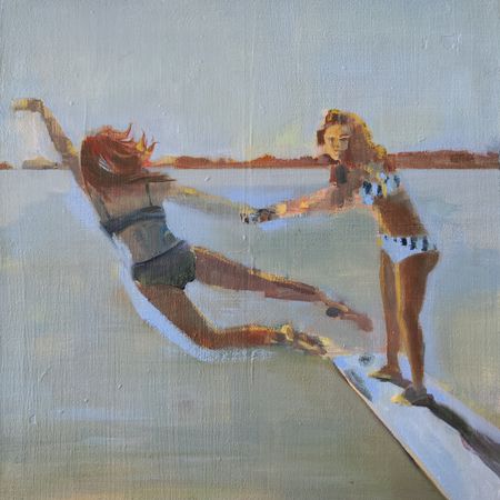 Надежда Прадес (Картина, живопись - 
                  30 x 30 см) Падение