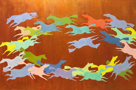 Светлана Пузанова (Картина, живопись - 
                  120 x 80 см) Переворот сознания