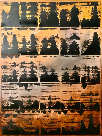 Алекс Корл (Картина, живопись - 
                  75 x 100 см) ЛЕС//LES