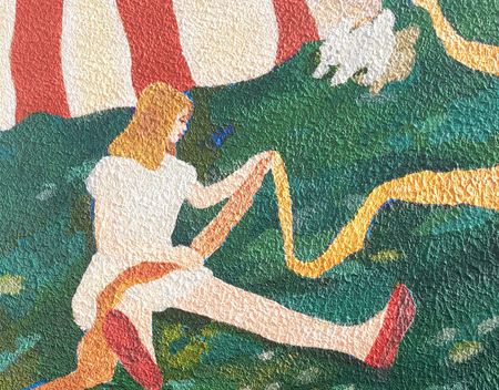 Елена Хасанова (Картина, живопись - 
                  25 x 30 см) Ассистент
