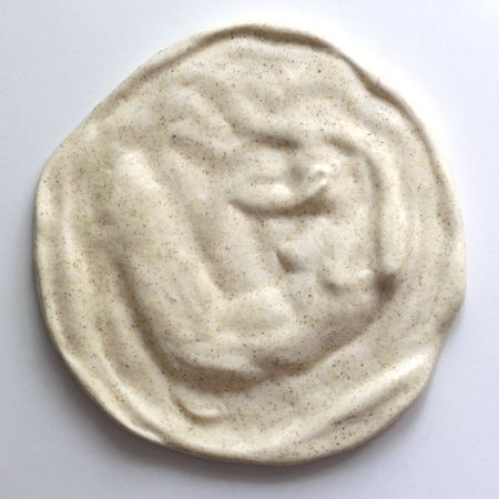Маргарита Симонова (Скульптура - 
                  17 x 17 см) Жемчужница 8. Мокрый песок
