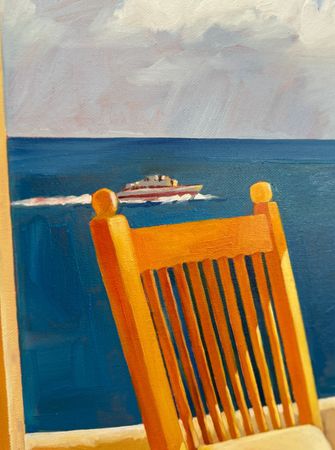 Алиса Дьякова (Картина, живопись - 
                  60 x 70 см) Внутренняя тишина