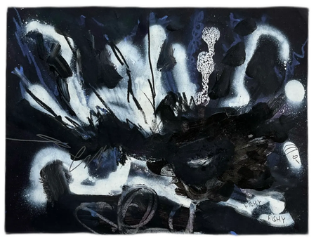 Анна Березикова (Авторская графика - 
                  42 x 30 см) Blast from the past