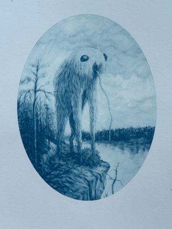 Полина Шелест (Графика печатная - 
                  21 x 30 см) Анима