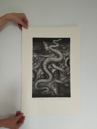 Денис Лотарев (Графика печатная - 
                  25 x 39 см) Древний Урук