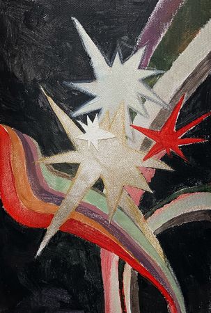 Анастасия Мазур-Скробова (Картина, живопись - 
                  21 x 33 см) Букет комет