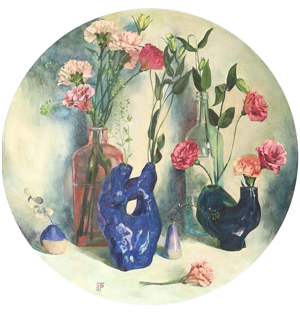Регина Буглеева (Картина, живопись - 
                  50 x 50 см) Весенний букет