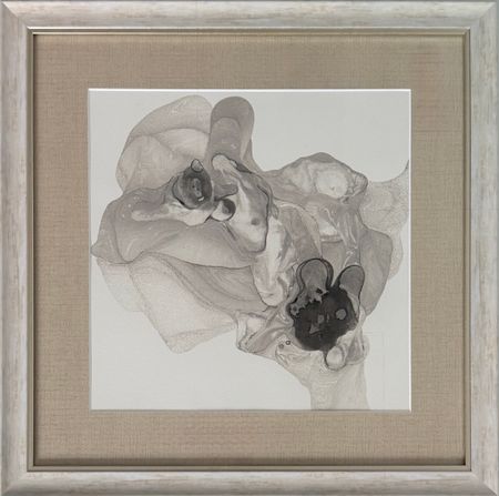 Виктория Марченко (Авторская графика - 
                  46 x 46 см) Из серии "Следы"