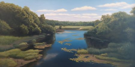 Елена Истомина (Картина, живопись - 
                  120 x 60 см) Гармония лета