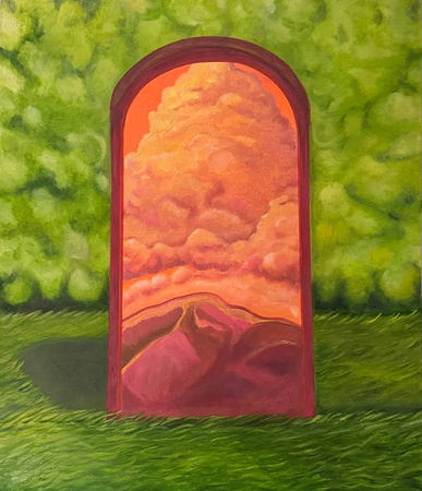 Sasha Mei (Авторская графика - 
                  60 x 70 см) Твой новый мир