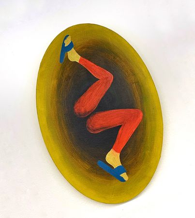 Еликука (Картина, живопись - 
                  20 x 30 см) Под юбкой 3
