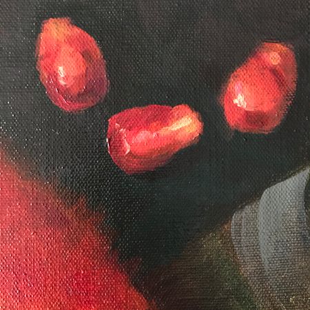 Юлия Непокрытая (Картина, живопись - 
                  60 x 60 см) Тест на зрелость